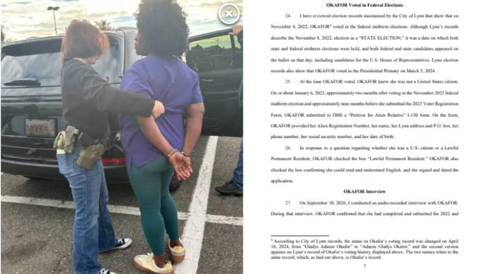 Gladys Okafor charged in US for illegal voting