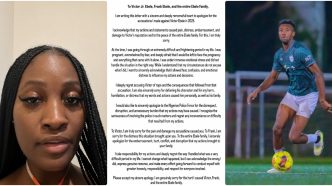 Chioma Oniniwu apologises to footballer Victor Jr Ebele over rape allegation