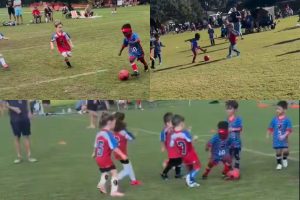 3-Year-Old Soccer Star Goes Viral After Police Escort Family From Match
