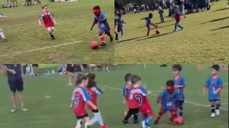 3-Year-Old Soccer Star Goes Viral After Police Escort Family From Match