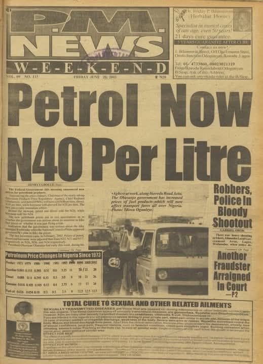 5. N20 to N1,300: A Complete Timeline of Fuel Price in Nigeria