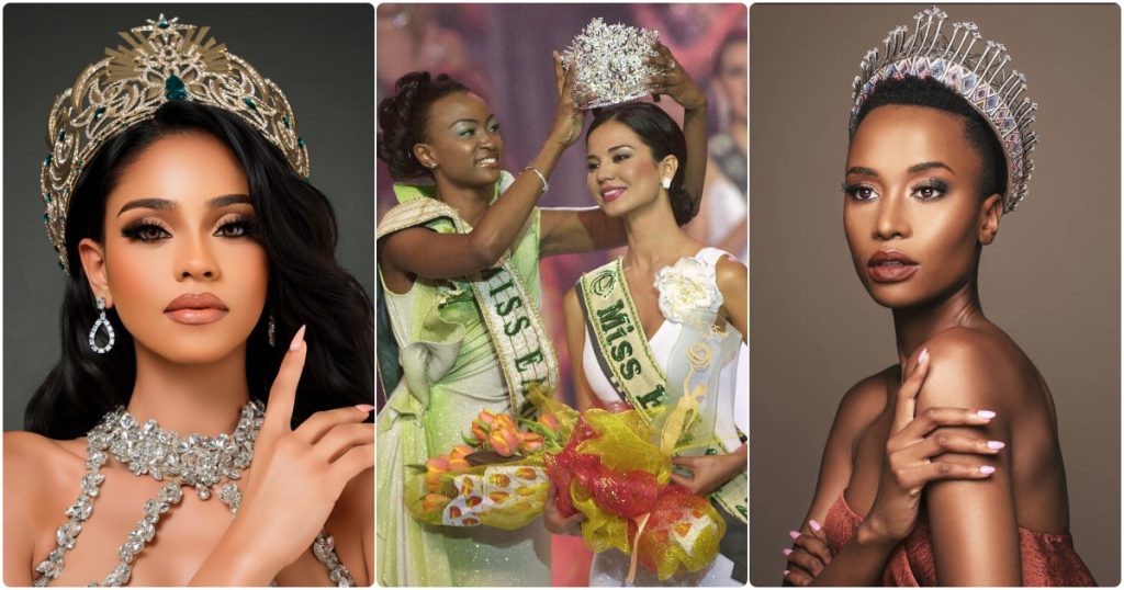 African beauty queens with international crowns