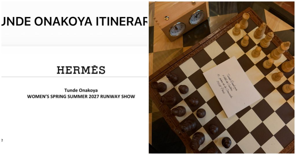 Tunde Onakoya Paris Fashion Week