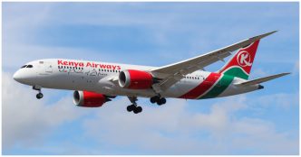 Kenya Airways passenger dies