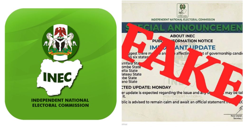 fake INEC notice