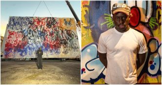 Olaolu Slawn crane artwork