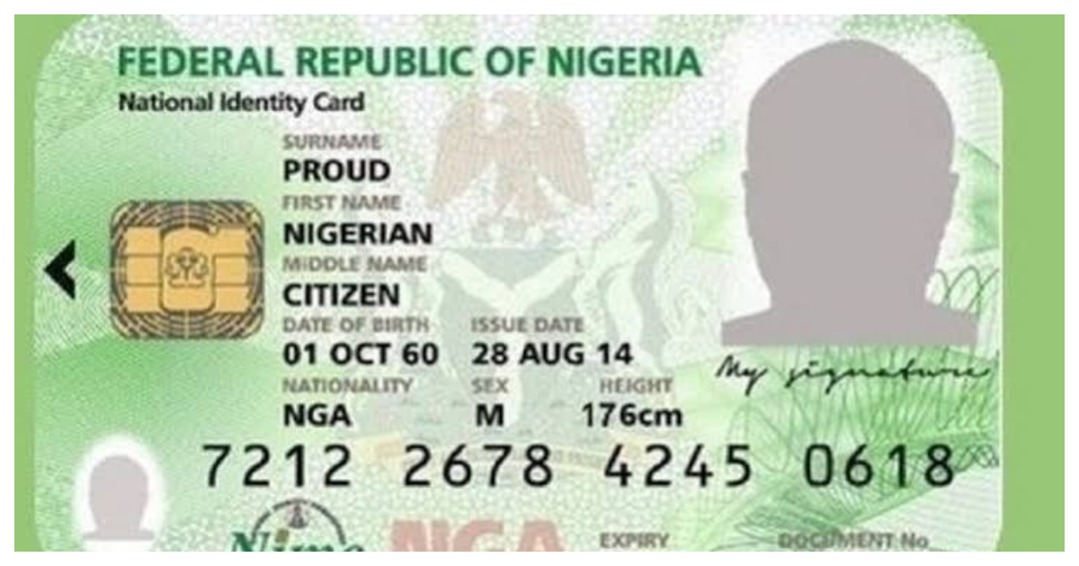 Copies of Nigerian identity documents being organised in an emergency folder