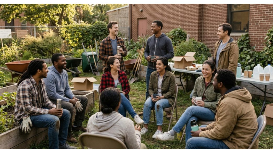 Making friends after University through a shared community activity