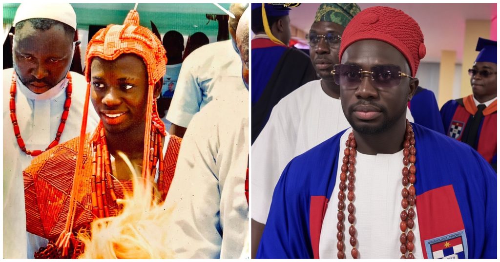 Oba Oloyede Adekoya Akinghare II graduates university.