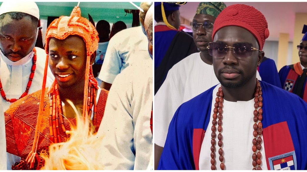 Oba Oloyede Adekoya Akinghare II graduates university.