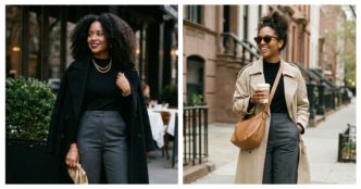 polished thrift outfits styled from Okrika clothes in Nigeria