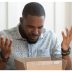 Opened delivery package showing the wrong item from an online vendor in Lagos