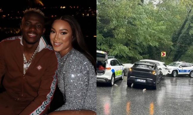 Victor Osimhen’s Partner Hospitalised for Checks After Three-Car Crash in Turkey