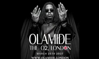 Olamide Returns to London for Major O2 Arena Concert in 2027