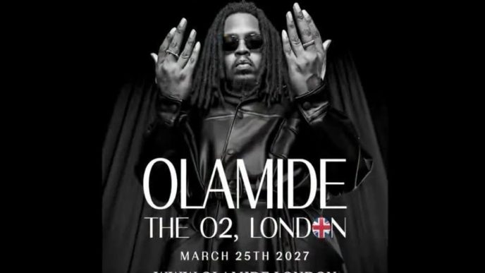 Olamide Returns to London for Major O2 Arena Concert in 2027