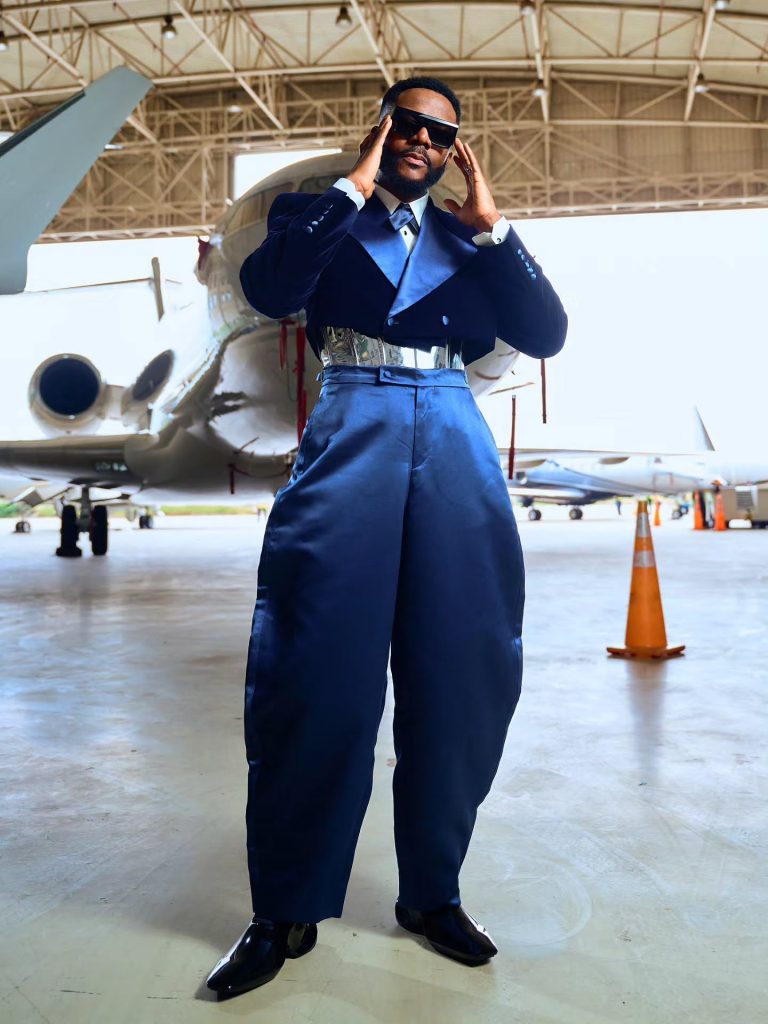 Ebuka's first look for Show ya sef grand finale