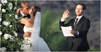 Tobey Maguire officiates ex's wedding